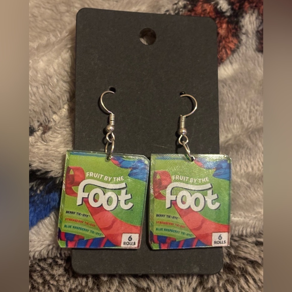 Handmade fruit by the foot earrings